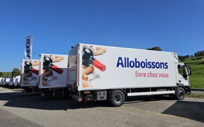 Lieferung von 3 IVECO-Lastwagen für Alloboissons SA